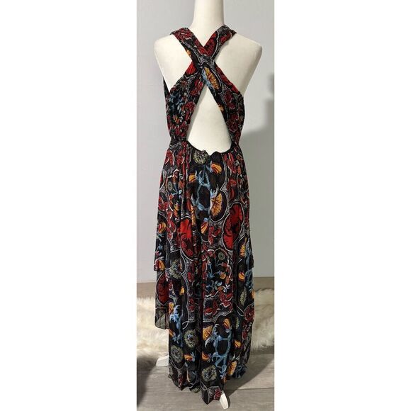Alice + Olivia Goddess abstract pattern maxi dress 8 - Picture 6 of 14